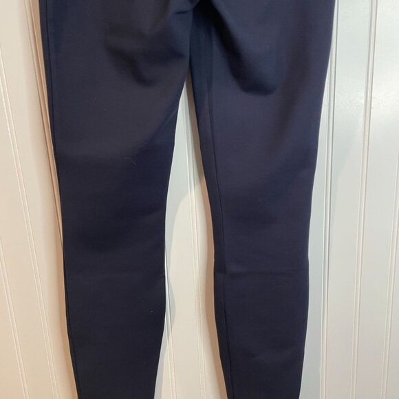 SPANX “The Perfect Pants” Ponte Ankle 4-Pocket Leggings Navy Petite XS - Picture 6 of 16